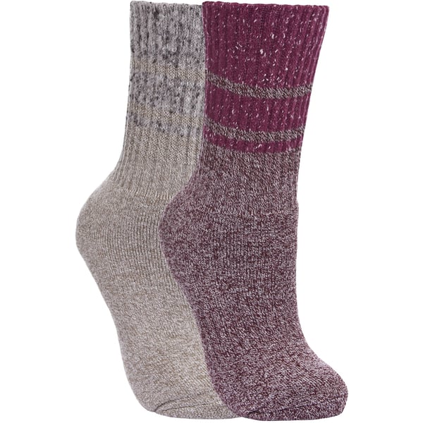 Trespass Womens/Ladies Hadley Hiking Boot Socks (2 Pairs)