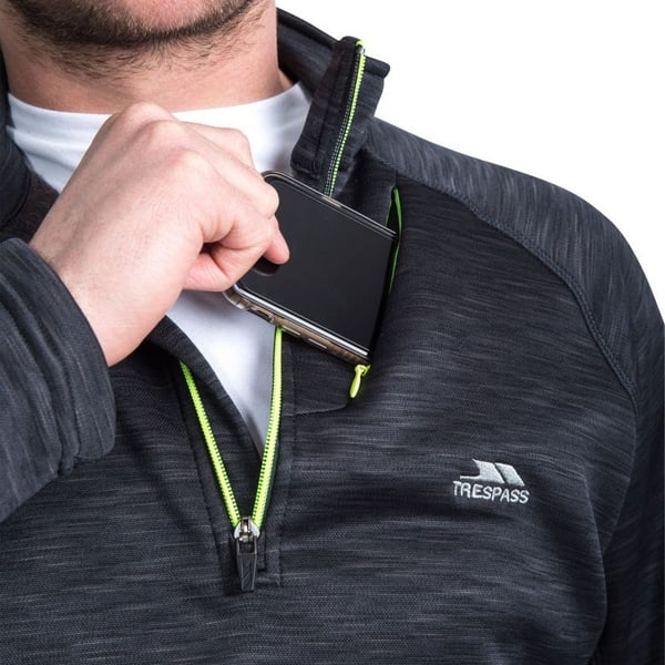 Trespass Mens Collins Half Zip Fleece Top