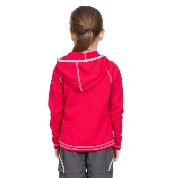 Trespass Childrens Girls Goodness Full Zip Hooded Fleece Jacket