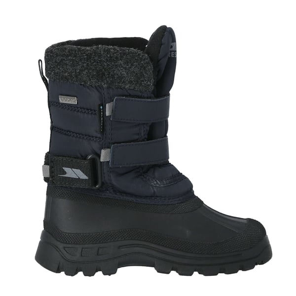 Trespass Childrens Boys Strachan II Waterproof Touch Fastening Snow Boots