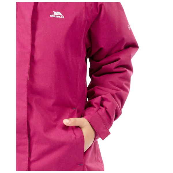 Trespass Childrens Girls Fame Waterproof Parka Jacket