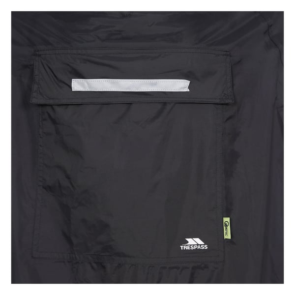 Trespass Qikpac Unisex Hooded Waterproof Packaway Poncho