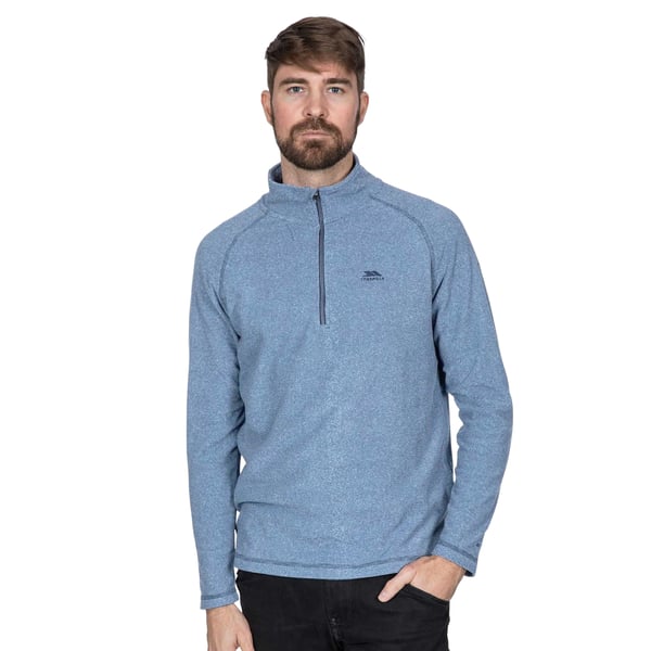 Trespass Mens Keynote Anti Pilling 1/4 Zip Fleece Top
