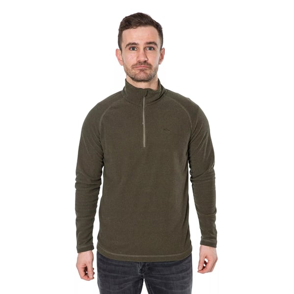 Trespass Mens Keynote Anti Pilling 1/4 Zip Fleece Top
