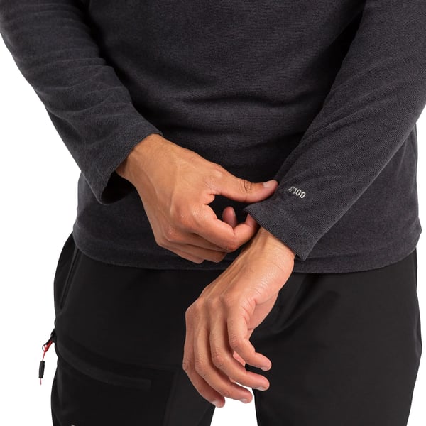Trespass Mens Keynote Anti Pilling 1/4 Zip Fleece Top