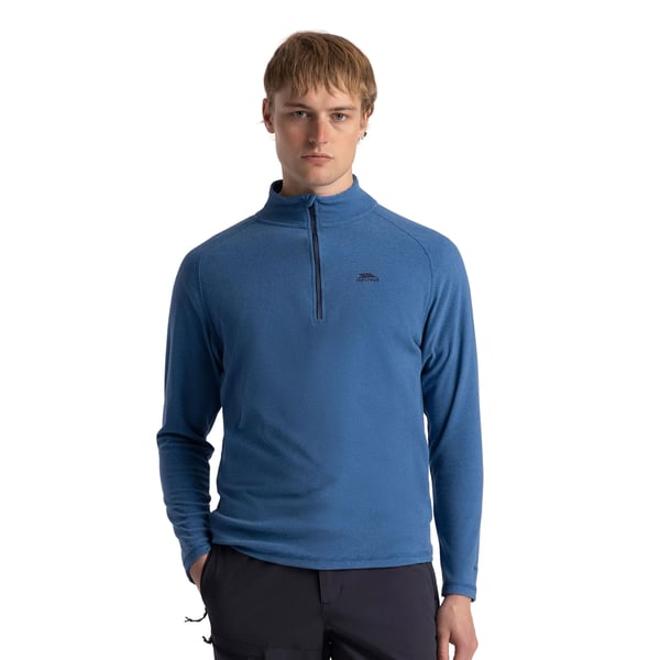 Trespass Mens Keynote Anti Pilling 1/4 Zip Fleece Top