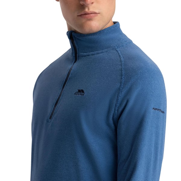 Trespass Mens Keynote Anti Pilling 1/4 Zip Fleece Top