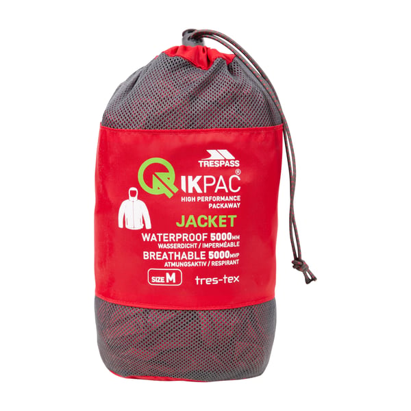 Trespass Unisex Adult Qikpac Waterproof Jacket