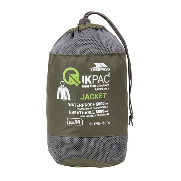 Trespass Unisex Adult Qikpac Waterproof Jacket