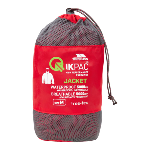 Trespass Unisex Adult Qikpac Waterproof Jacket