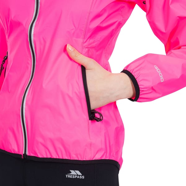 Trespass Womens/Ladies Beaming Packaway Hi-Vis Jacket