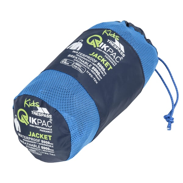 Trespass Childrens/Kids Qikpac Waterproof Packaway Jacket