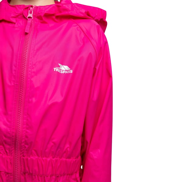 Trespass Childrens/Kids Button Waterproof Rain Suit