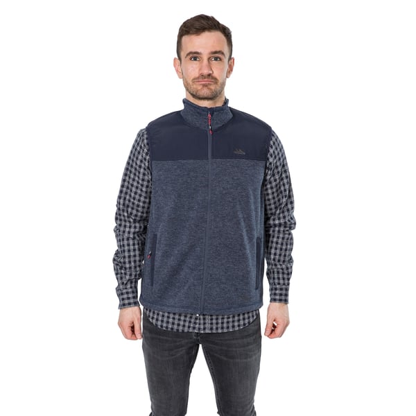 Trespass Mens Leafminer Fleece-liivi