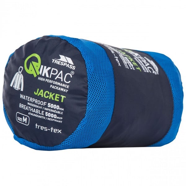 Trespass Qikpac X Unisex Packaway-jakke
