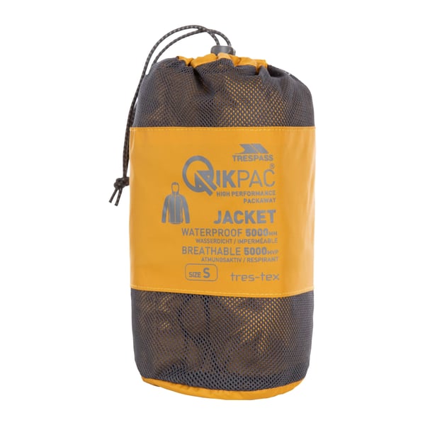 Trespass Qikpac X Unisex Packaway-jakke