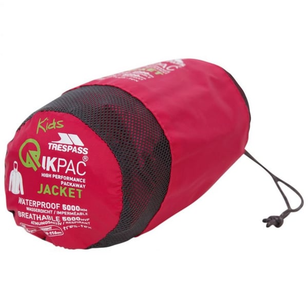 Trespass Childrens/Kids Qikpac X Unisex Packaway Jacket