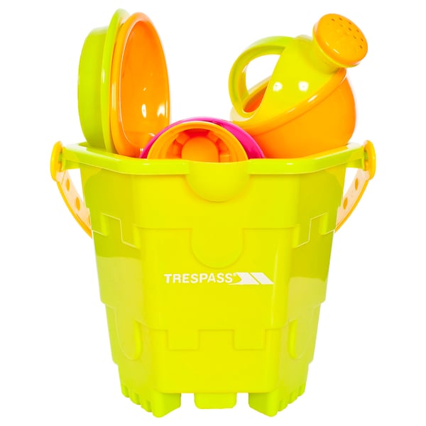 Trespass Digga børne/børn Plastik strandspand og spadesæt