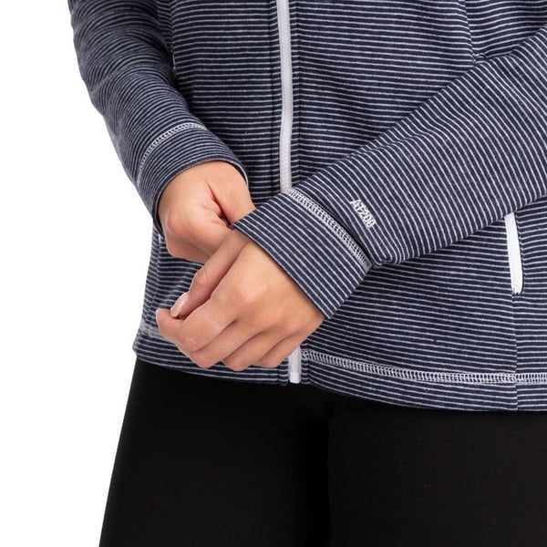 Trespass Naisten Rootless Stripe Marl AT200 Fleecetakki