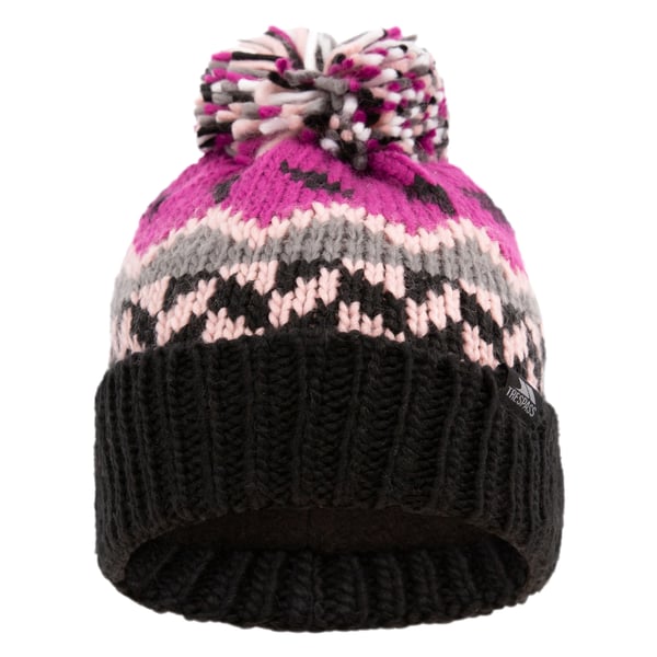 Trespass Childrens/Kids Twiglet Chunky Knit Fleece Lined Hat