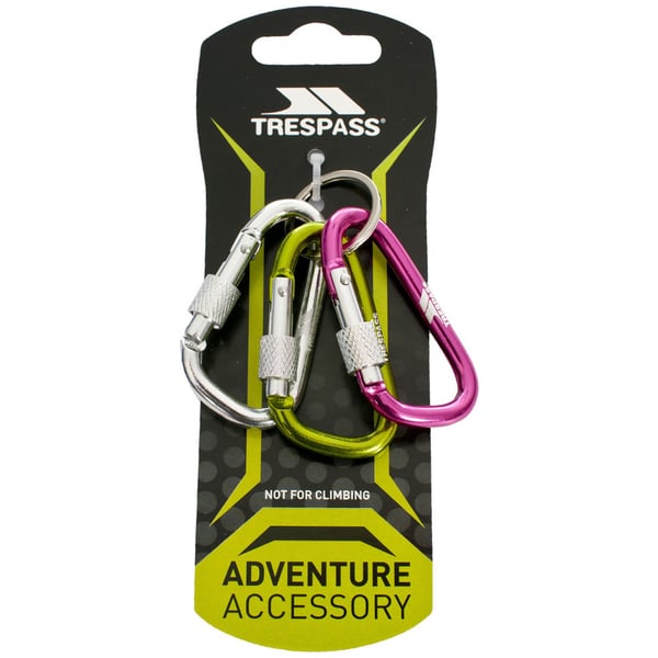 Trespass Lock X Carabiner Keyring Set