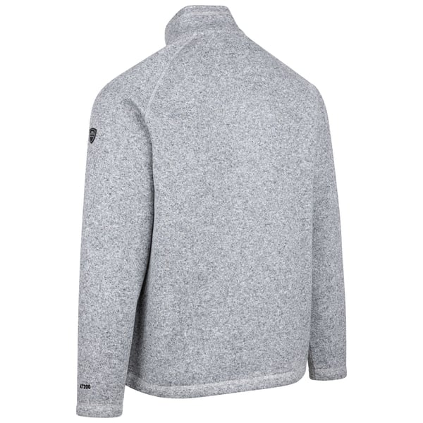 Trespass Mens Corsham Marl Half Zip Fleece Top