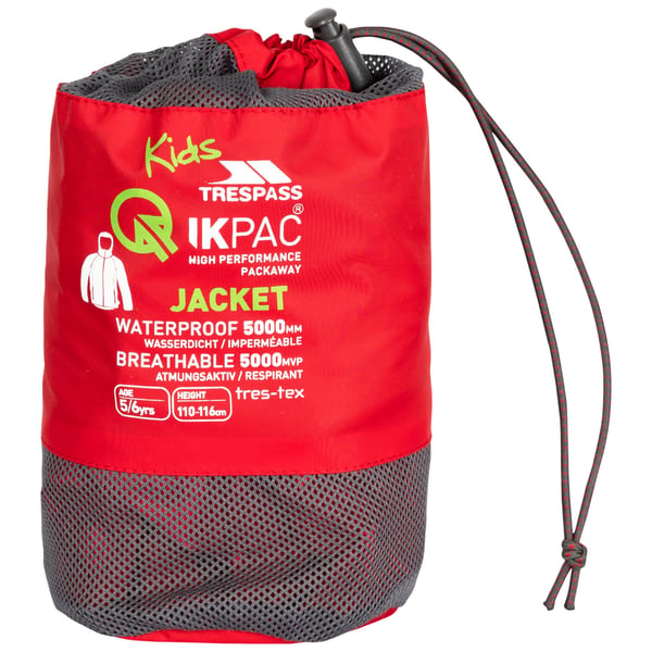 Trespass Childrens/Kids Qikpac Packaway Jacket