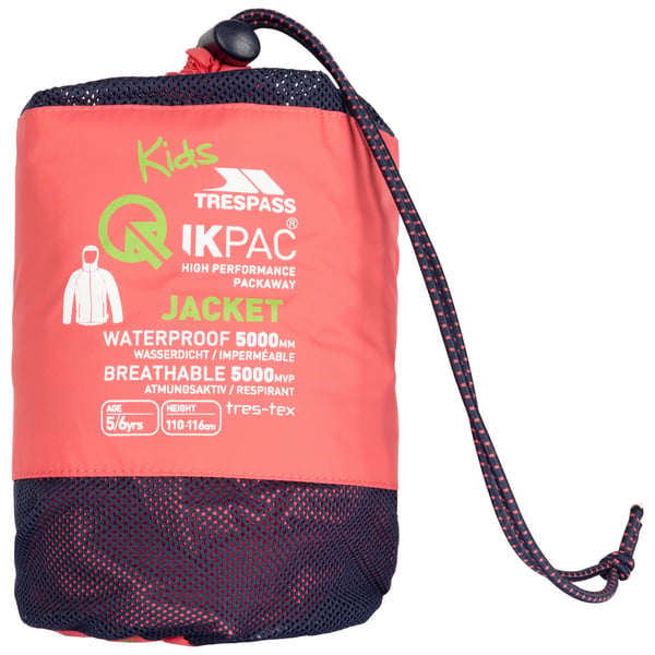 Trespass Childrens/Kids Qikpac Packaway Jacket