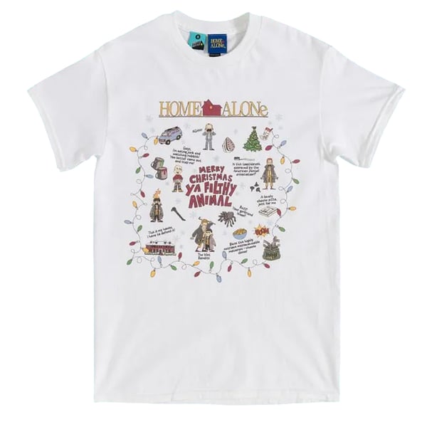 Home Alone Unisex Adult Cotton Christmas T-Shirt