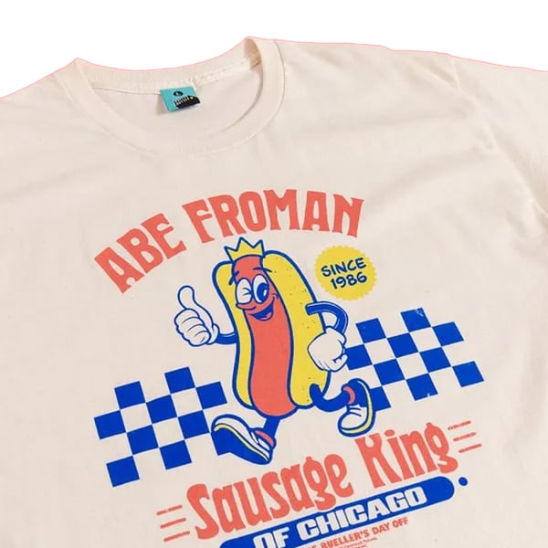 Ferris Bueller´s Day Off Unisex Adult Abe Froman Sausage King Of Chicago T-Shirt