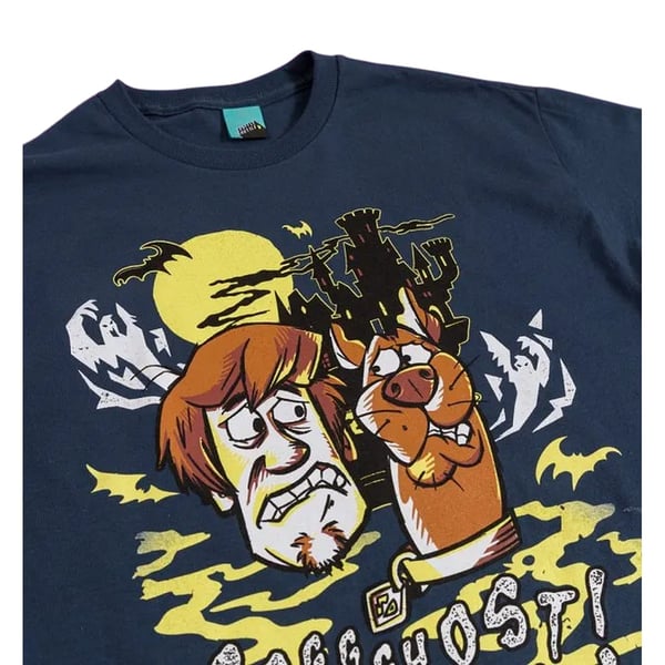 Scooby Doo Unisex Adult Ghost Cotton T-Shirt