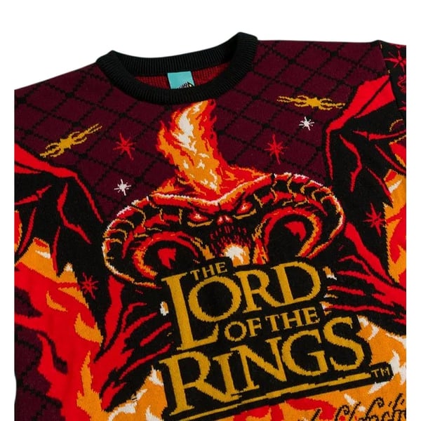 Lord Of The Rings Unisex Adult One Ring To Rule Them All Christmas Jumper