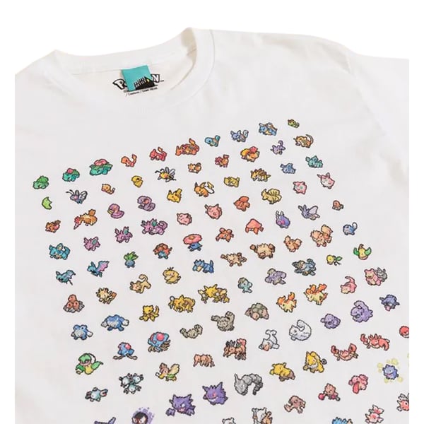 Pokemon Unisex Aikuisten 151 Sprites T-paita