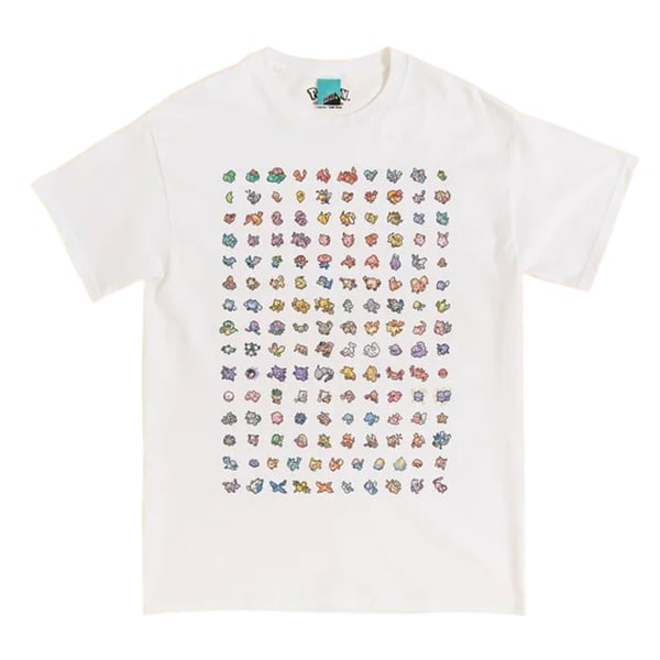 Pokemon Unisex Adult 151 Sprites T-Shirt