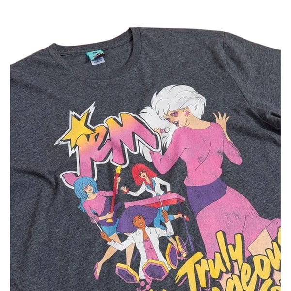 Jem And The Holograms Unisex Adult Truly Outrageous Tour T-Shirt