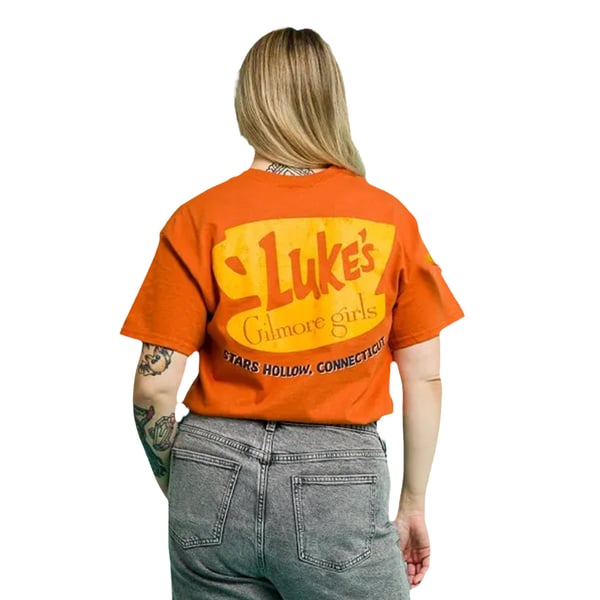 Gilmore Girls Unisex Adult Welcome To Lukes Back Print T-Shirt