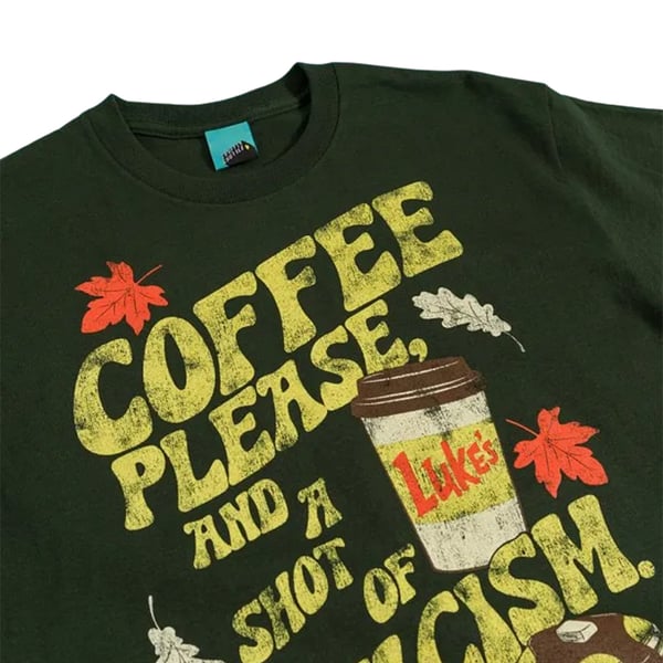 Gilmore Girls Unisex Adult Coffee Please And A Shot Of Cynicism T-Shirt