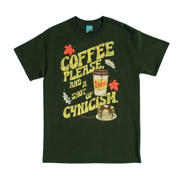 Gilmore Girls Unisex Aikuisten T-paita: Kahvia kiitos ja ripaus kyynisyyttä