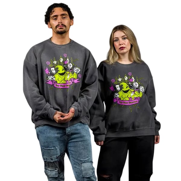 The Nightmare Before Christmas Unisex aikuisten Oogie Boogie Vintage Wash -neulepaita