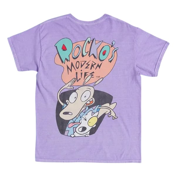 Rocko´s Modern Life Unisex Adult Vintage Wash T-Shirt