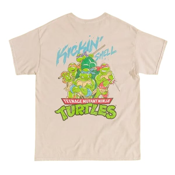Teenage Mutant Ninja Turtles Unisex Adult Vintage Wash T-Shirt