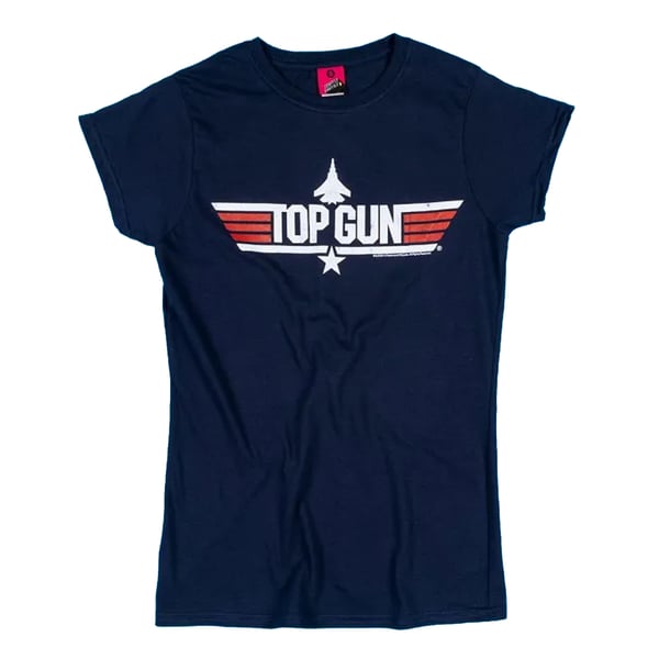Top Gun Womens/Ladies Goose Back Print Fitted T-Shirt