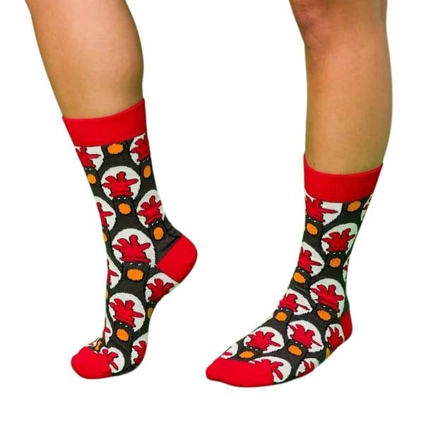 Wallace ja Gromit Unisex aikuisten Feathers McGraw -sukat (2 kpl:n pakkaus)