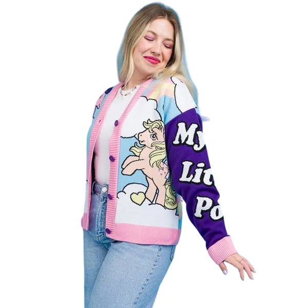 My Little Pony Unisex Adult Clouds Cardigan