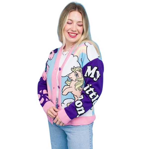 My Little Pony Unisex Adult Clouds Cardigan