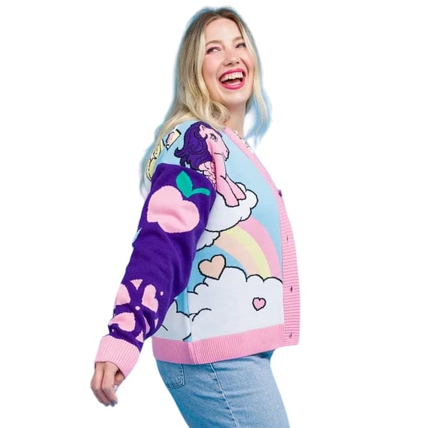My Little Pony Unisex Adult Clouds Cardigan