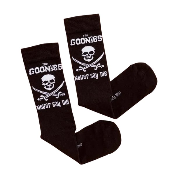 The Goonies Unisex Adult Never Say Die Crew Socks