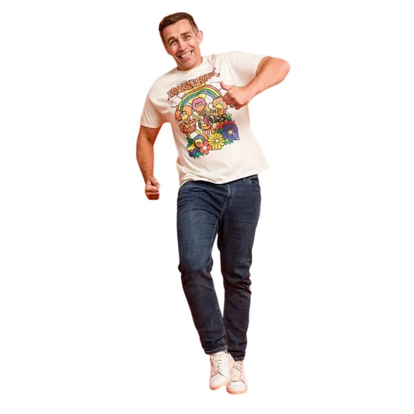 Fraggle Rock Unisex Adult Rainbow T-Shirt