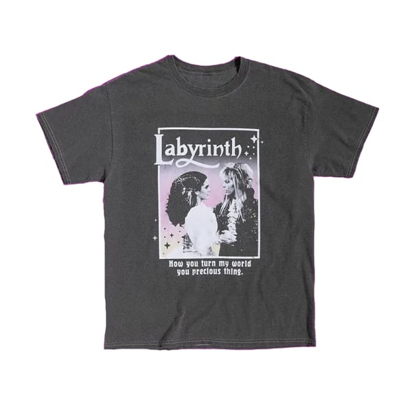Labyrinth Unisex Aikuisten Precious Thing Vintage Wash T-paita