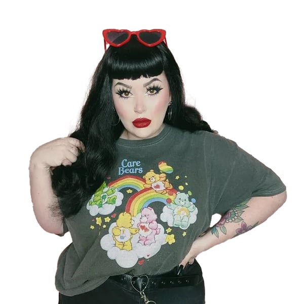 Care Bears Unisex Adult Cloud Vintage Wash T-Shirt